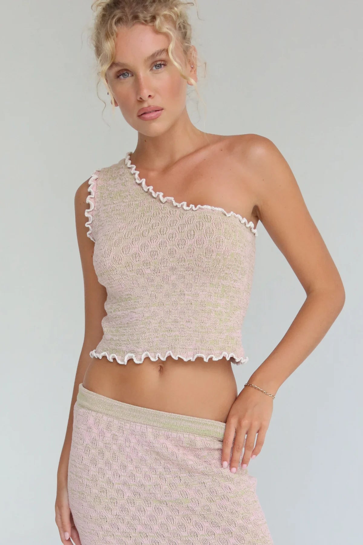 GARDENIA KNIT MIDI SKIRT