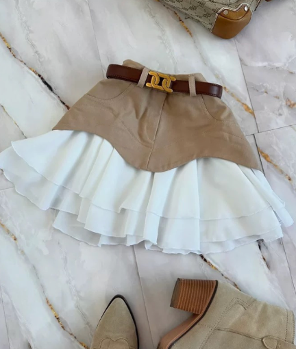 DOUBLE SKIRT