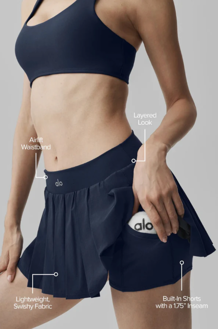 DOUBLE OR NOTHING TENNIS SKIRT